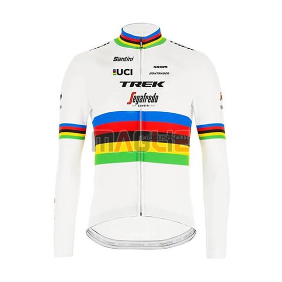 Maglia UCI Mondo Campione Trek Segafredo Manica Lunga 2020